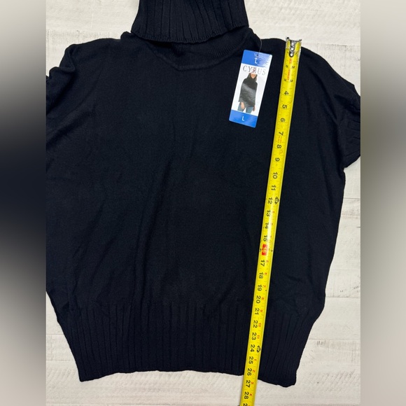 Cyrus Black Cowl Neck Sweater for Women - Picture 4 of 8